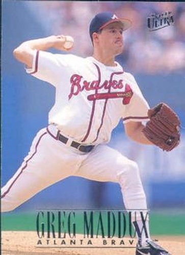 #160 Greg Maddux - Atlanta Braves - 1996 Ultra Baseball
