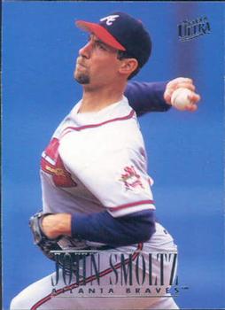 #161 John Smoltz - Atlanta Braves - 1996 Ultra Baseball