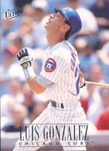 #167 Luis Gonzalez - Chicago Cubs - 1996 Ultra Baseball
