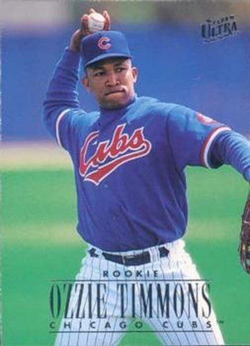 #172 Ozzie Timmons - Chicago Cubs - 1996 Ultra Baseball