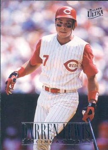 #180 Darren Lewis - Cincinnati Reds - 1996 Ultra Baseball