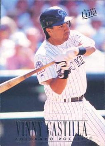 #188 Vinny Castilla - Colorado Rockies - 1996 Ultra Baseball
