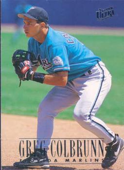 #197 Greg Colbrunn - Florida Marlins - 1996 Ultra Baseball