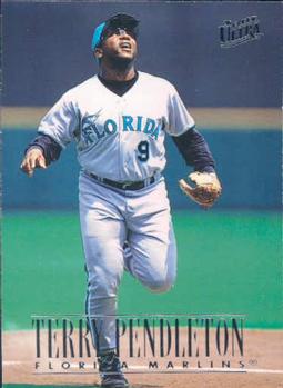 #203 Terry Pendleton - Florida Marlins - 1996 Ultra Baseball