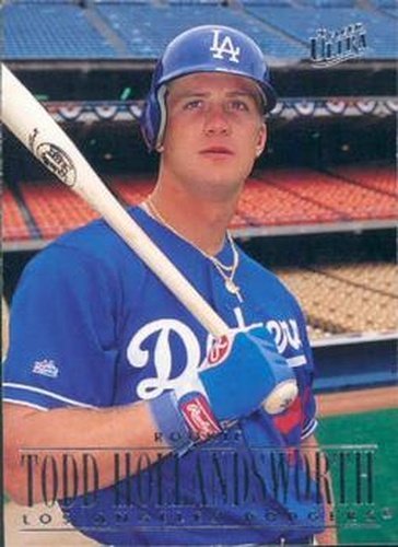 #219 Todd Hollandsworth - Los Angeles Dodgers - 1996 Ultra Baseball