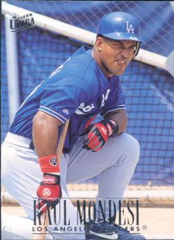 #222 Raul Mondesi - Los Angeles Dodgers - 1996 Ultra Baseball