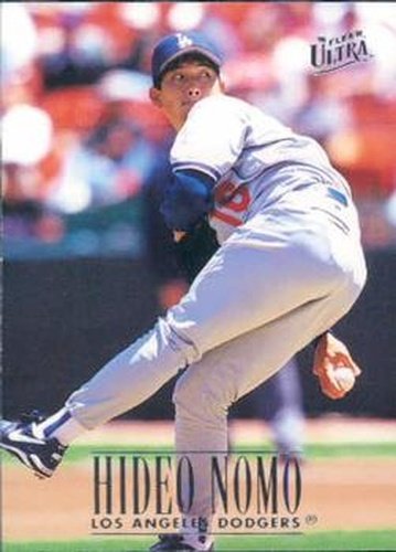 #223 Hideo Nomo - Los Angeles Dodgers - 1996 Ultra Baseball