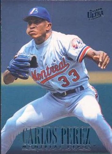#234 Carlos Perez - Montreal Expos - 1996 Ultra Baseball