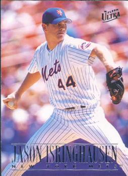 #244 Jason Isringhausen - New York Mets - 1996 Ultra Baseball