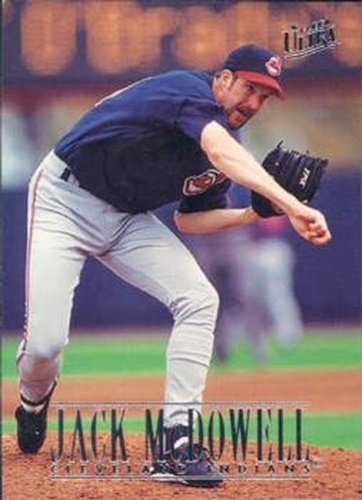 #342 Jack McDowell - Cleveland Indians - 1996 Ultra Baseball
