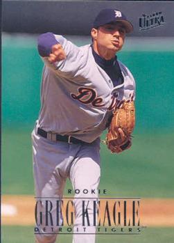 #346 Greg Keagle - Detroit Tigers - 1996 Ultra Baseball