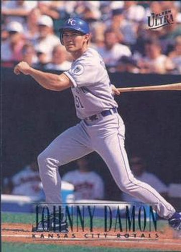 #352 Johnny Damon - Kansas City Royals - 1996 Ultra Baseball
