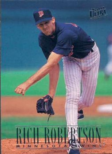 #379 Rich Robertson - Minnesota Twins - 1996 Ultra Baseball