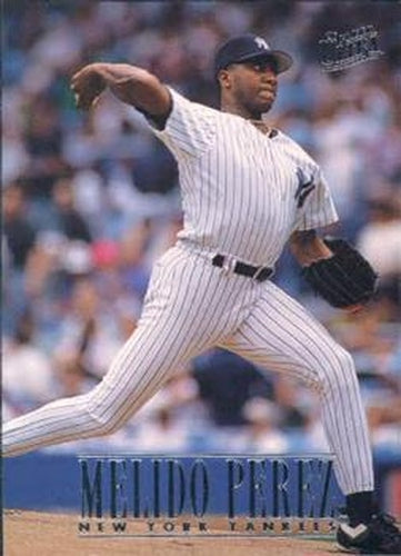 #392 Melido Perez - New York Yankees - 1996 Ultra Baseball
