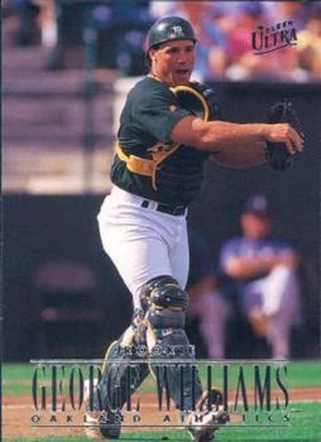 #405 George Williams - Oakland Athletics - 1996 Ultra Baseball