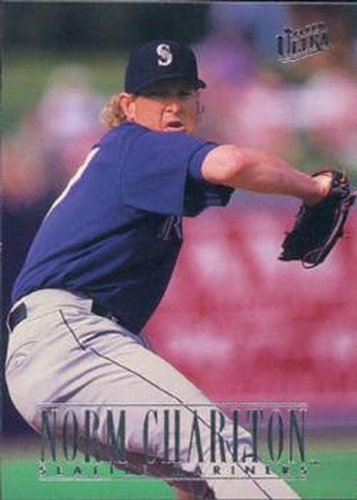 #409 Norm Charlton - Seattle Mariners - 1996 Ultra Baseball