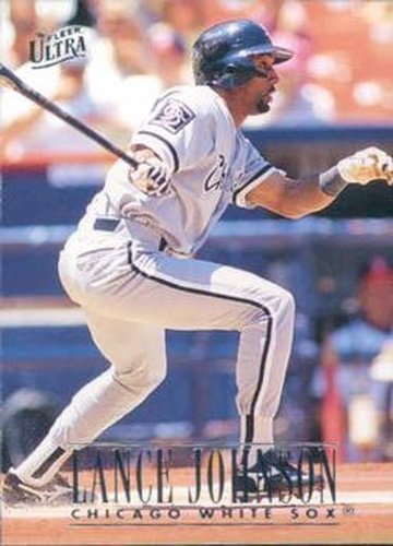 #40 Lance Johnson - Chicago White Sox - 1996 Ultra Baseball