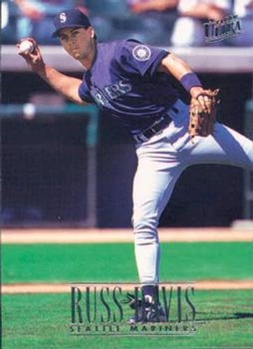 #410 Russ Davis - Seattle Mariners - 1996 Ultra Baseball