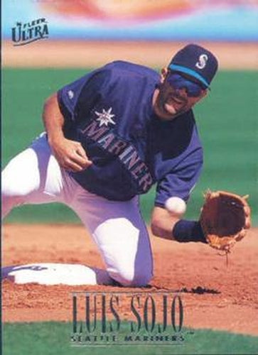 #415 Luis Sojo - Seattle Mariners - 1996 Ultra Baseball