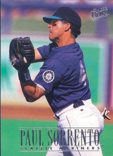 #416 Paul Sorrento - Seattle Mariners - 1996 Ultra Baseball