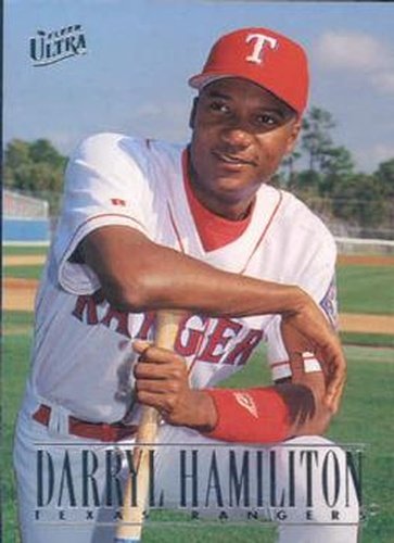 #420 Darryl Hamilton - Texas Rangers - 1996 Ultra Baseball
