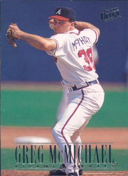#442 Greg McMichael - Atlanta Braves - 1996 Ultra Baseball
