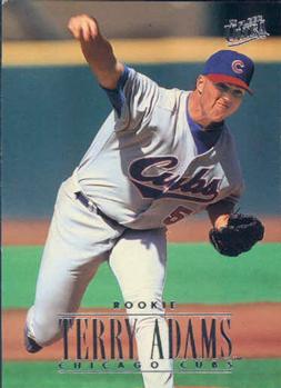 #447 Terry Adams - Chicago Cubs - 1996 Ultra Baseball