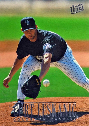 #469 Curt Leskanic - Colorado Rockies - 1996 Ultra Baseball