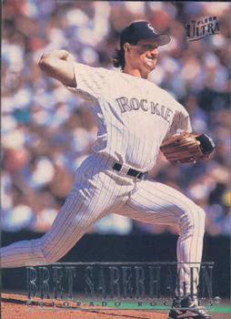 #475 Bret Saberhagen - Colorado Rockies - 1996 Ultra Baseball