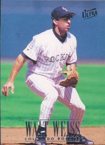#476 Walt Weiss - Colorado Rockies - 1996 Ultra Baseball