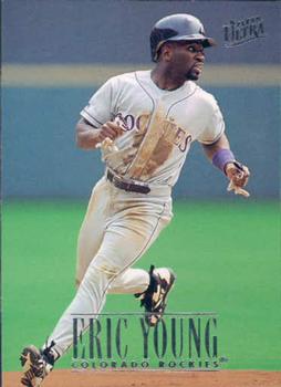#477 Eric Young - Colorado Rockies - 1996 Ultra Baseball