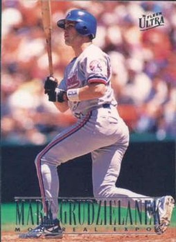 #504 Mark Grudzielanek - Montreal Expos - 1996 Ultra Baseball