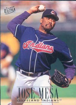 #50 Jose Mesa - Cleveland Indians - 1996 Ultra Baseball