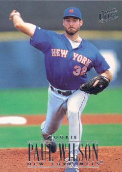 #516 Paul Wilson - New York Mets - 1996 Ultra Baseball