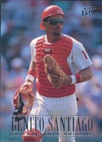 #523 Benito Santiago - Philadelphia Phillies - 1996 Ultra Baseball