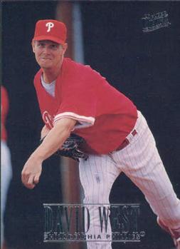 #528 David West - Philadelphia Phillies - 1996 Ultra Baseball