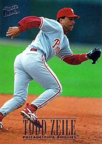 #530 Todd Zeile - Philadelphia Phillies - 1996 Ultra Baseball