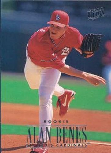 #541 Alan Benes - St. Louis Cardinals - 1996 Ultra Baseball