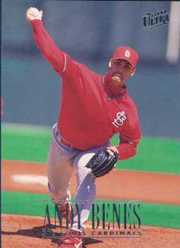 #542 Andy Benes - St. Louis Cardinals - 1996 Ultra Baseball