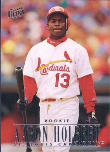#548 Aaron Holbert - St. Louis Cardinals - 1996 Ultra Baseball