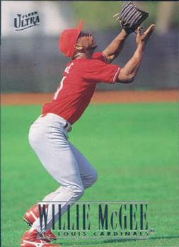 #551 Willie McGee - St. Louis Cardinals - 1996 Ultra Baseball