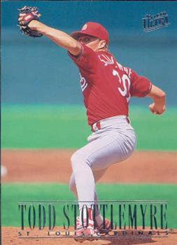 #553 Todd Stottlemyre - St. Louis Cardinals - 1996 Ultra Baseball