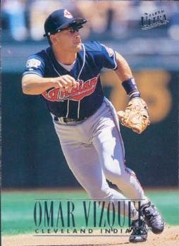 #55 Omar Vizquel - Cleveland Indians - 1996 Ultra Baseball