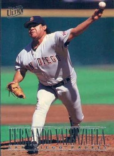 #563 Fernando Valenzuela - San Diego Padres - 1996 Ultra Baseball