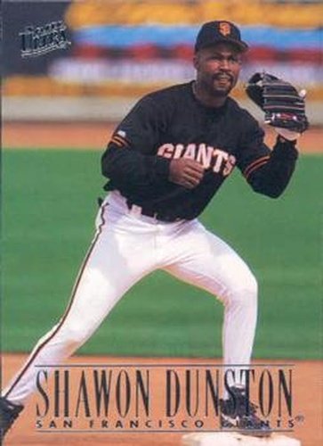 #566 Shawon Dunston - San Francisco Giants - 1996 Ultra Baseball