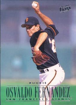 #567 Osvaldo Fernandez - San Francisco Giants - 1996 Ultra Baseball
