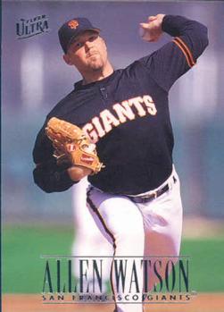 #572 Allen Watson - San Francisco Giants - 1996 Ultra Baseball