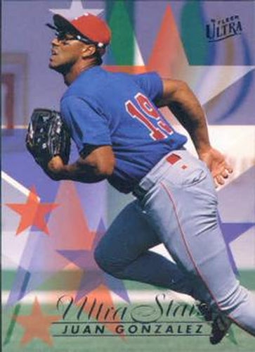 #578 Juan Gonzalez - Texas Rangers - 1996 Ultra Baseball