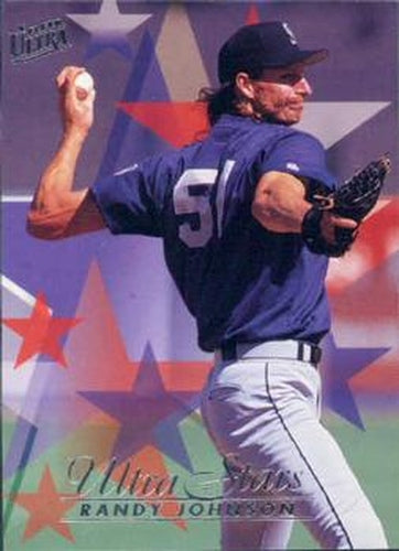 #581 Randy Johnson - Seattle Mariners - 1996 Ultra Baseball