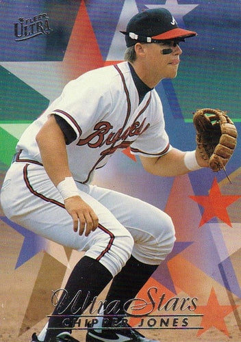 #582 Chipper Jones - Atlanta Braves - 1996 Ultra Baseball